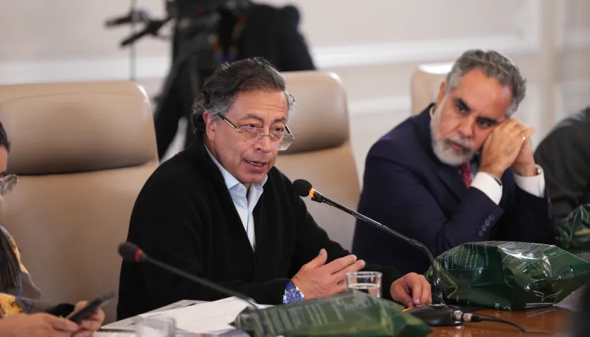 El Presidente Gustavo Petro.