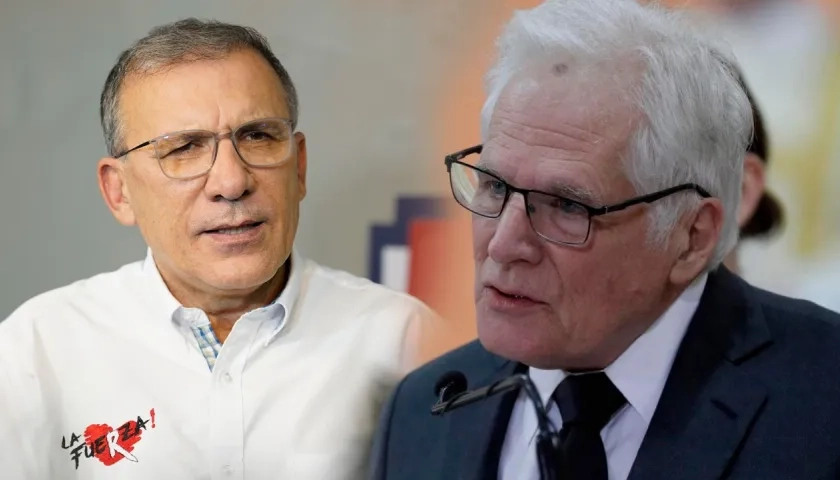 Roy Barreras y Miguel Uribe Londoño. 