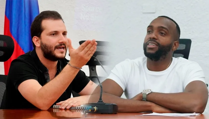 Samir Radi (Izq.) y Estefanel Gutiérrez (Der.)