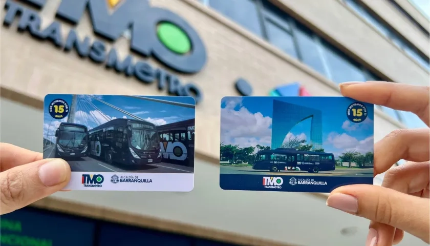 Nuevas tarjetas de Transmetro.