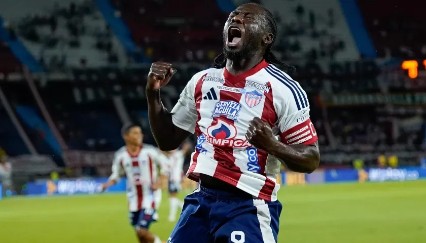 Yimmi Chará logró su primer título de Liga con Junior. 