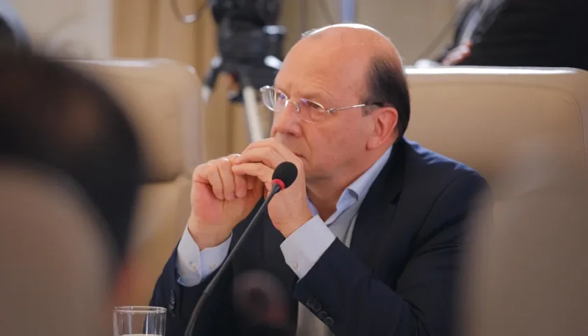 El Ministro de Hacienda, Germán Ávila.