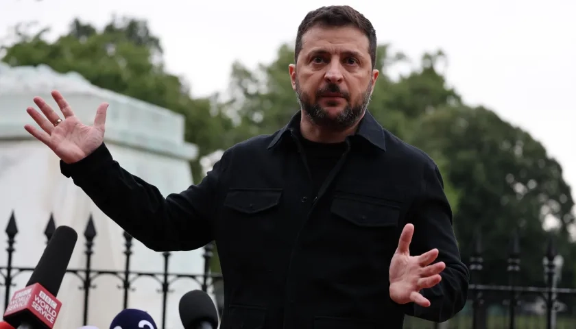 Volodimir Zelenski, Presidente de Ucrania.