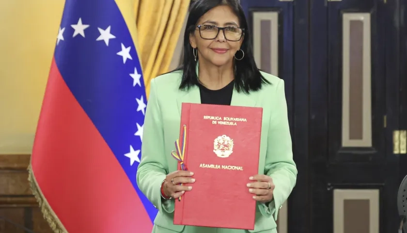 Delcy Rodríguez, Presidenta encargada de Venezuela.