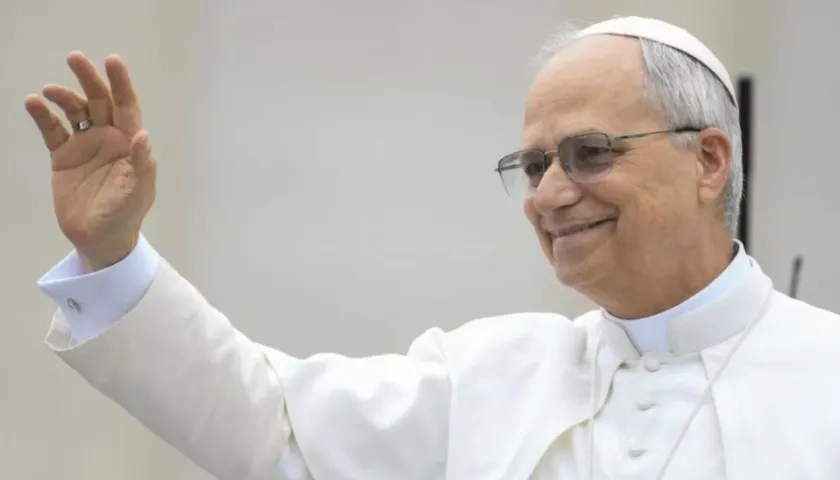 Papa León XIV agradeció a los jóvenes.