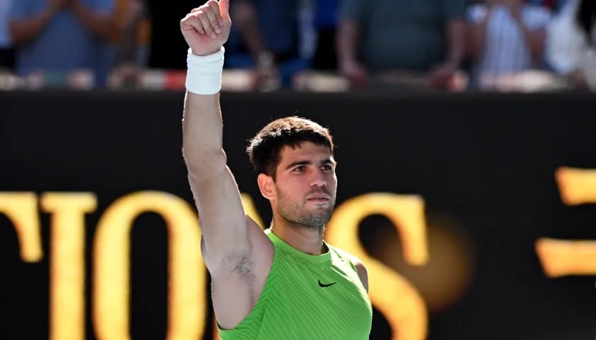 Carlos Alcaraz, tenista español.