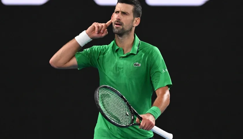 Novak Djokovic, tenista serbio.