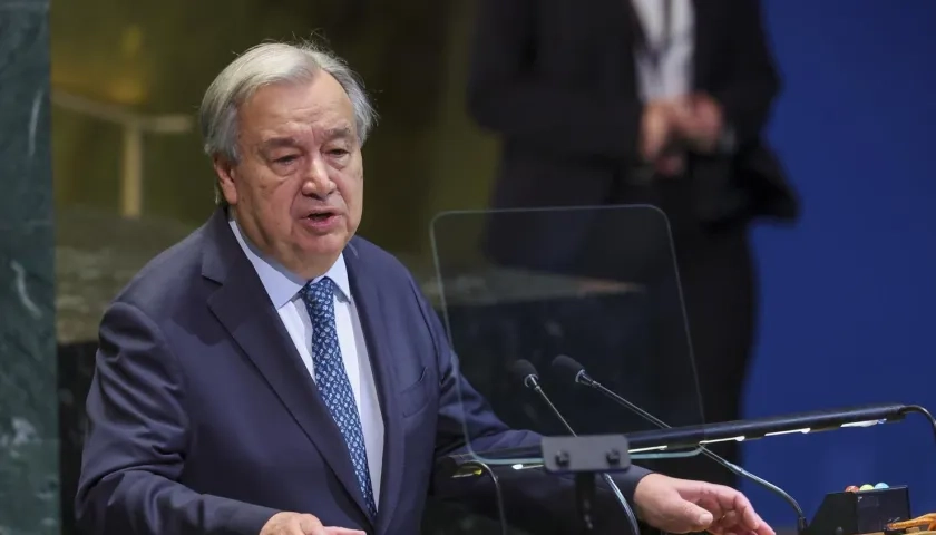 El secretario general de Naciones Unidas, António Guterres.