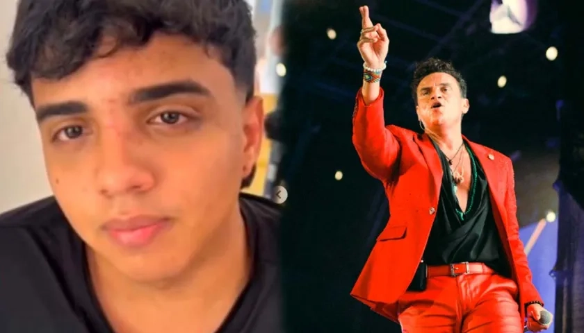  Juan David Vélez en el video de la denuncia. 