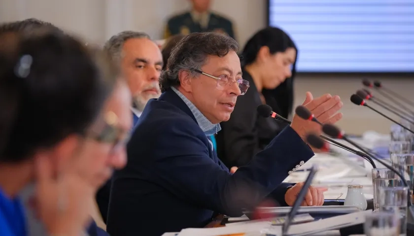 El Presidente Gustavo Petro.