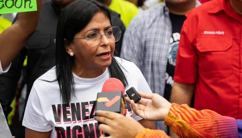 Delcy Rodríguez, Presidenta encargada de Venezuela.