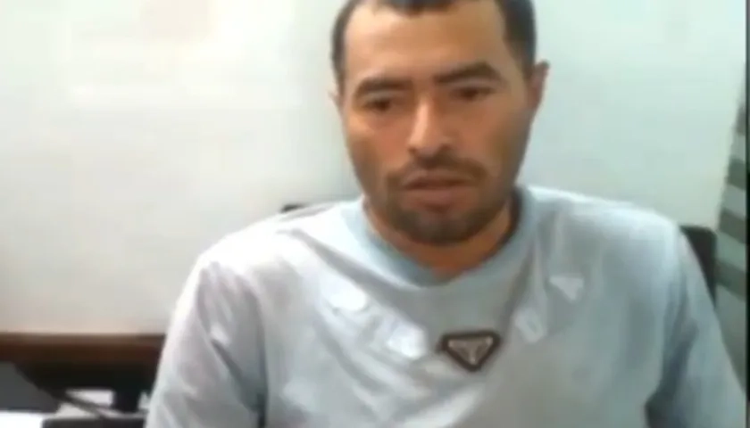 Luis Argiro Cossio, alias ‘Guajiro’, presunto cabecilla de la subestructura Edwin Román Velásquez Valle del ‘Clan del Golfo’.