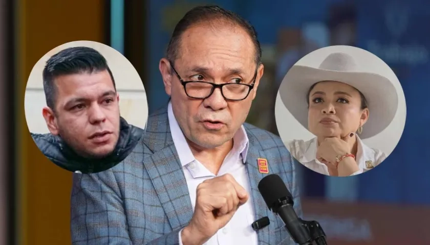 Antonio Sanguino, Jota Pe Hernández y Lina María Garrido.