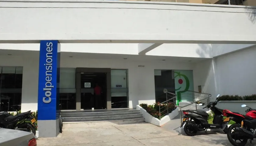 Oficina de Colpensiones.