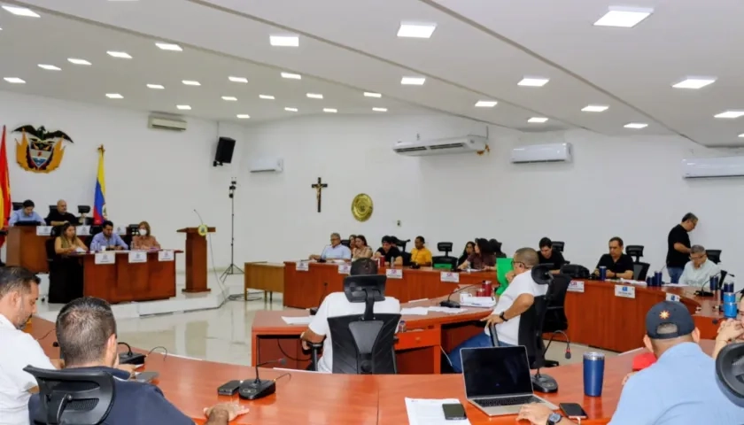 Sesión del Concejo de Barranquilla de este martes.