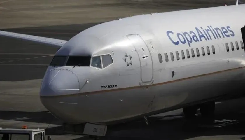 Avión de Copa Airlines. 