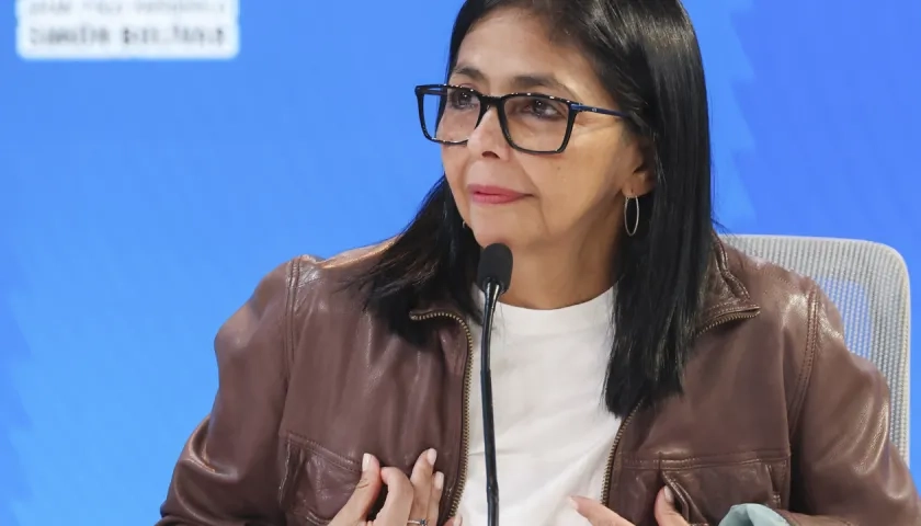 La presidenta encargada de Venezuela, Delcy Rodríguez