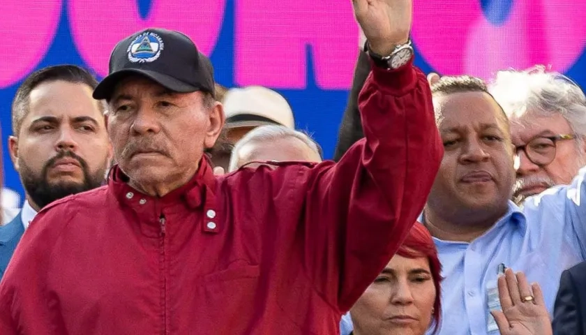 Daniel Ortega, presidente de Nicaragua. 