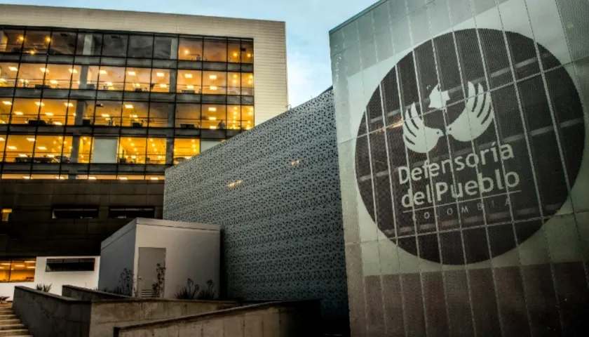 Sede de la Defensoría del Pueblo, en Bogotá. 