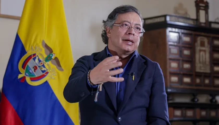 El Presidente Gustavo Petro.