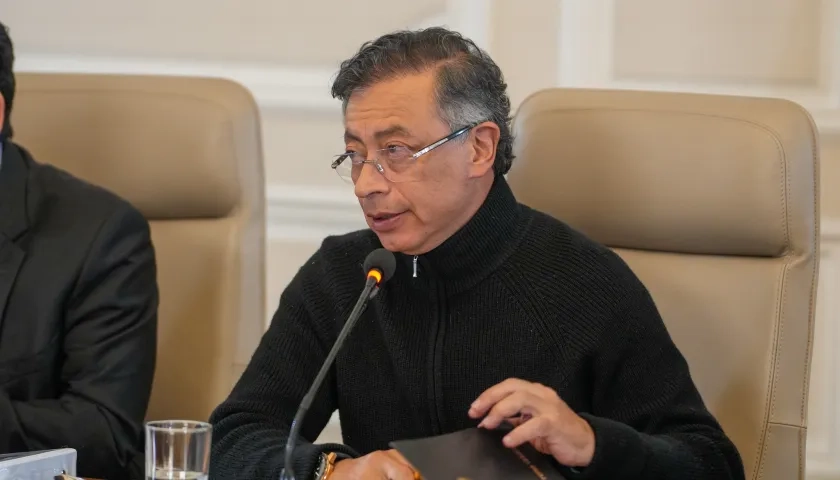 El Presidente Gustavo Petro.