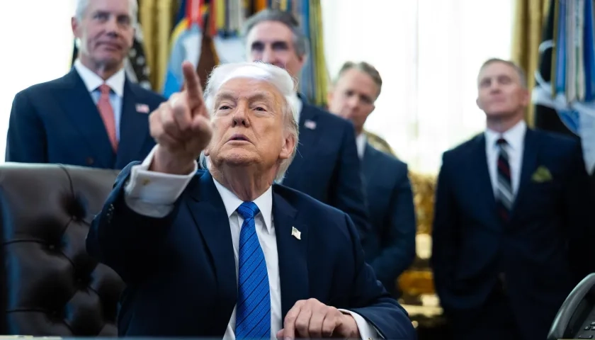 El Presidente de Estados Unidos, Donald Trump.