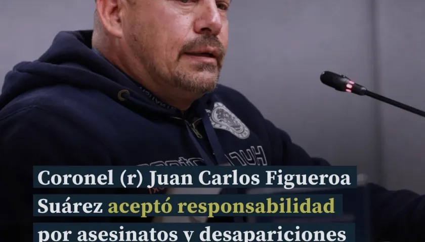 El coronel retirado del Ejército Juan Carlos Figueroa Suárez 