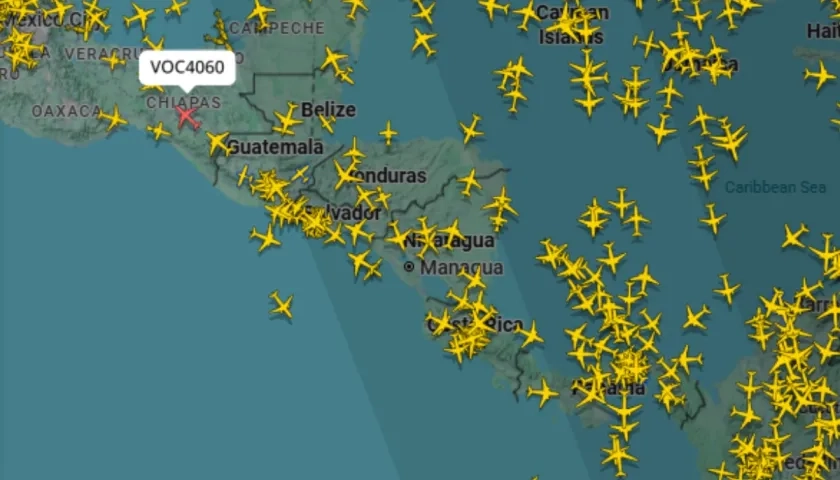 Espacio Aéreo en el Pacífico