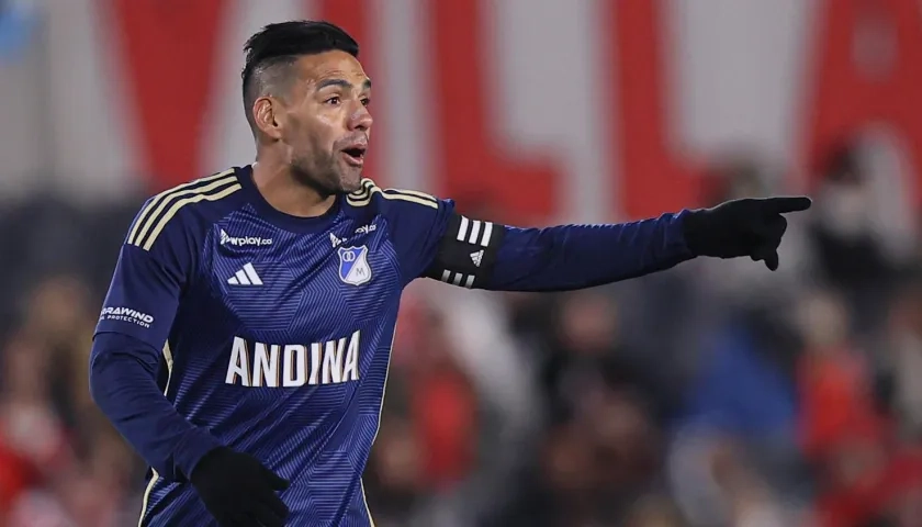 Radamel Falcao, delantero de Millonarios.