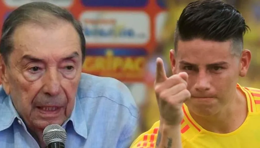 Fuad Char y James Rodríguez.