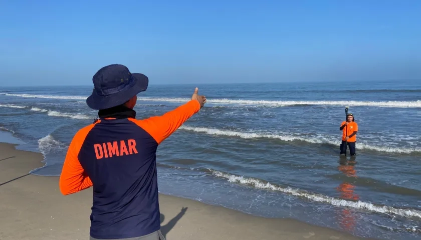 Fuertes vientos en el Atlántico.