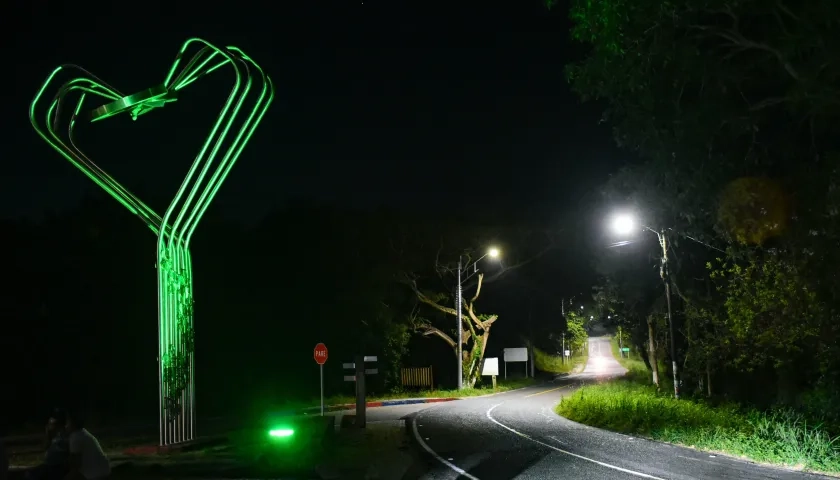 Iluminación en el corredor rural Baranoa - Usiacurí.