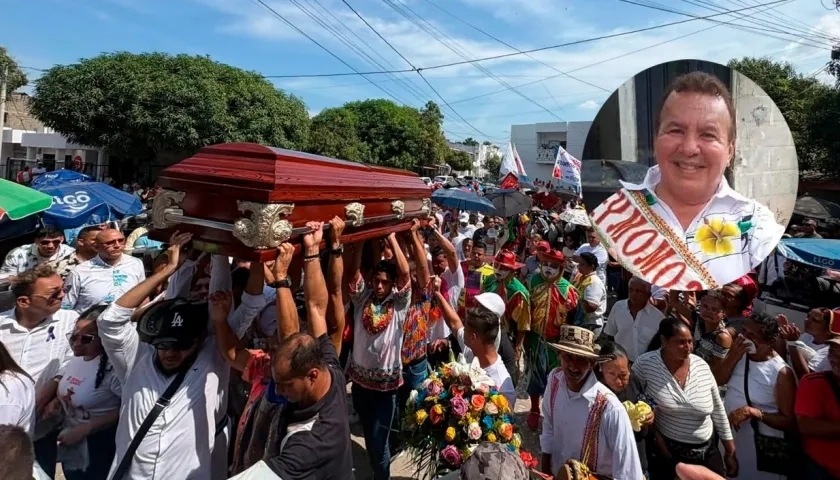 Argelio Consuegra Peña fue sepultado este sábado en Sabanalarga. 