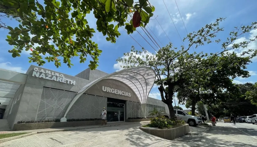 La víctima es atendida en el hospital Nazareth.