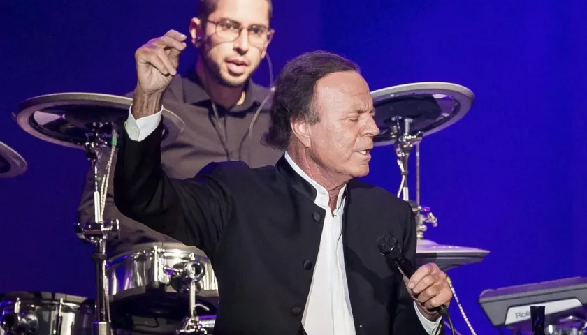 El cantante español Julio Iglesias.