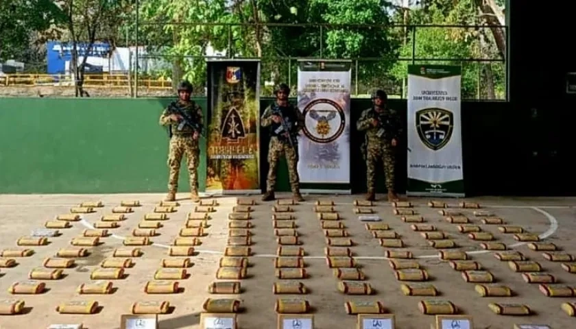 Incautación de droga en el Darién