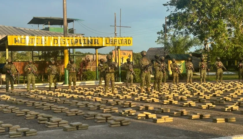 Marihuana incautada. 