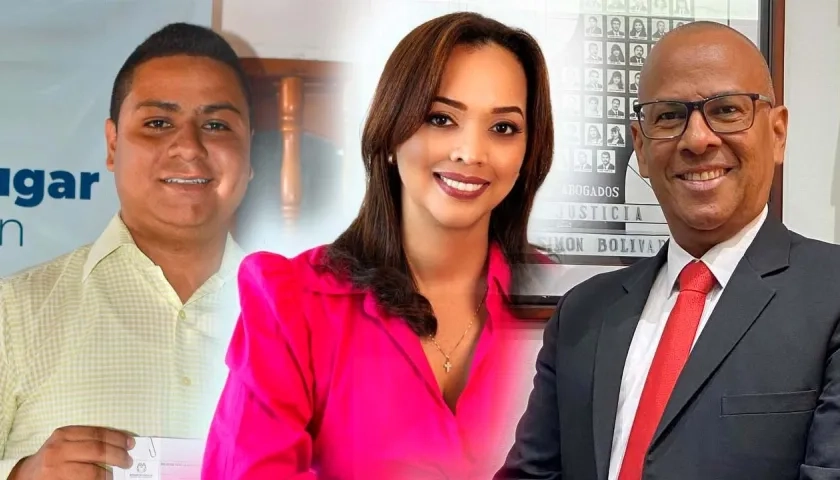 Juan Sebastián Mendoza; Vanessa Hernández; Edwin Figueroa.