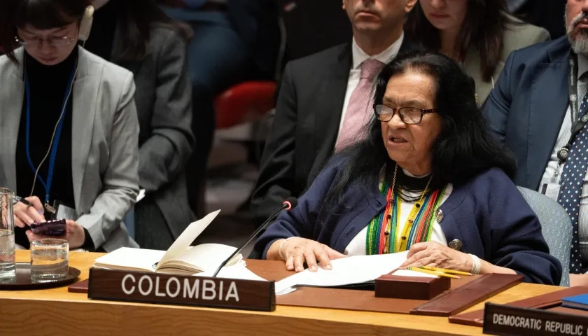 Leonor Zalabata, representante permanente de Colombia en las Naciones Unidas.