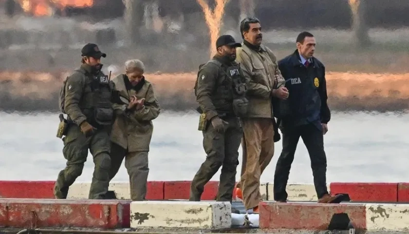 Cilia Flores y Nicolás Maduro.