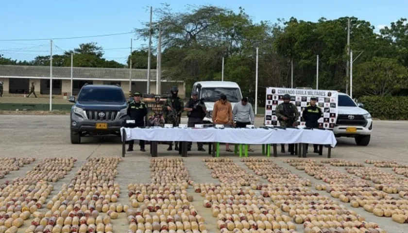 Incautación de marihuana. 