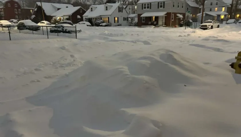 Nieve en Pensilvania.