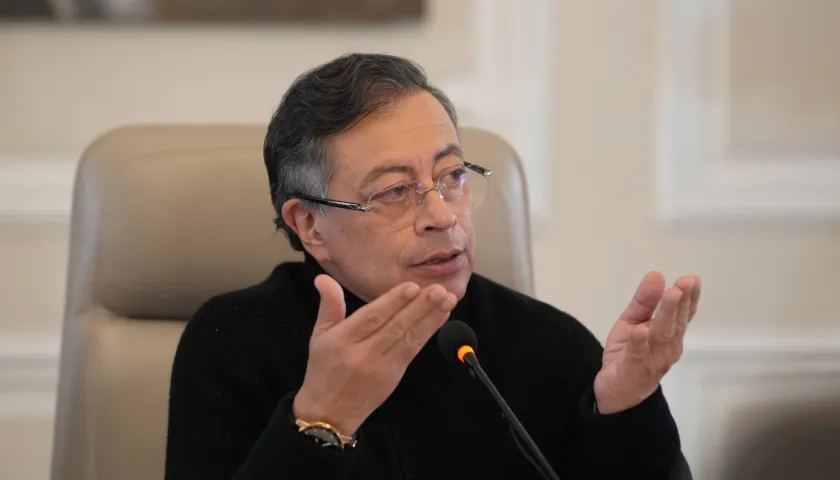  El Presidente colombiano, Gustavo Petro.