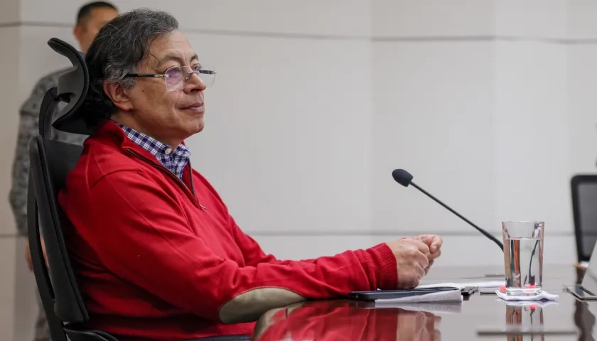 El Presidente de Colombia, Gustavo Petro.