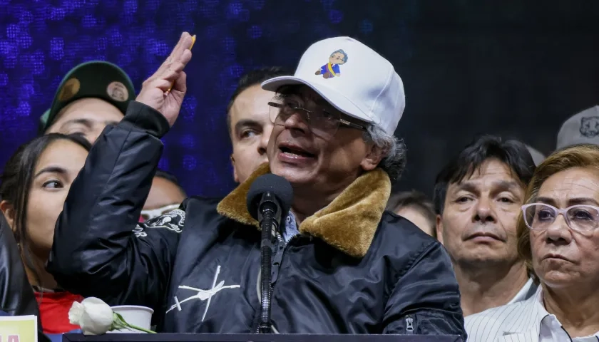 El Presidente Gustavo Petro.