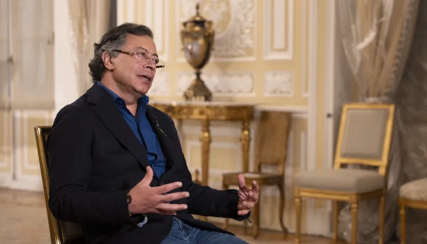El Presidente Gustavo Petro.