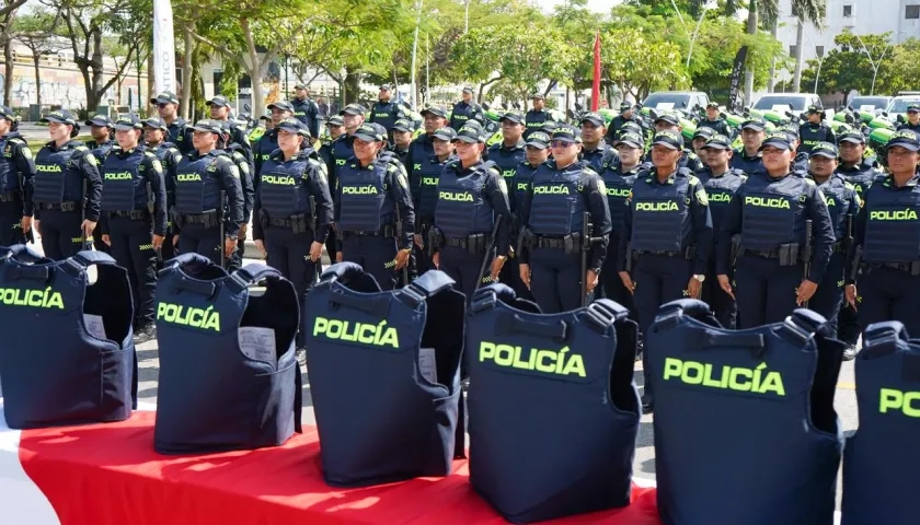 Los unidades de Policía pasarían de 600 a 1.500 en el nuevo comando de la Policía Metropolitana Soledad-Malambo. 