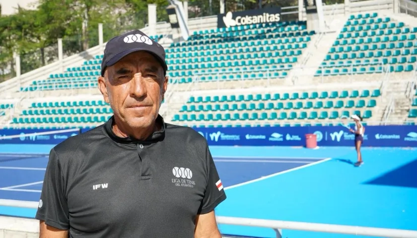 Raúl Gómez, director técnico de la Liga de Tenis del Atlántico.