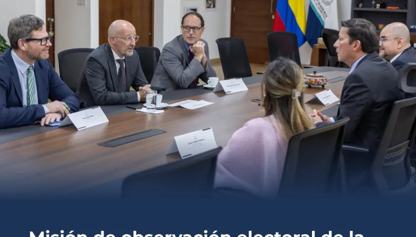 Registraduría mantuvo una reunión con representantes de la Unión Europea.