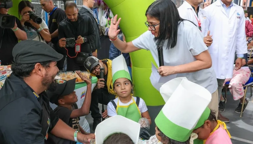 La presidenta encargada de Venezuela, Delcy Rodríguez.